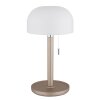 Paddestoel lamp  Globo Norman Tafellamp LED Champagne, 1-licht