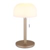 Paddestoel lamp  Globo Norman Tafellamp LED Champagne, 1-licht