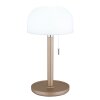 Paddestoel lamp  Globo Norman Tafellamp LED Champagne, 1-licht