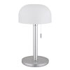 Paddenstoel look  Globo Norman Tafellamp LED Zilver, 1-licht