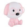 Globo Puppy Tafellamp LED Roze, Wit, 1-licht