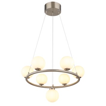 Globo Riha Hanglamp Wit, 7-lichts