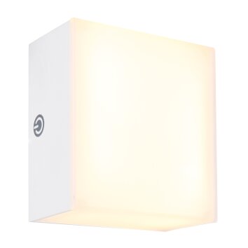 Globo Sami Wandlamp LED Wit, 1-licht