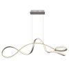 Globo Swirl Hanglamp LED Nikkel mat, 1-licht