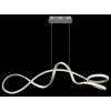 Globo Swirl Hanglamp LED Nikkel mat, 1-licht