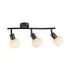 Lichten Direct LOKI Plafondlamp LED Zwart, 3-lichts