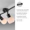 Lichten Direct LOKI Plafondlamp LED Zwart, 3-lichts