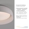 Lichten Direct OSKO Plafondlamp LED Wit, 1-licht, Afstandsbediening