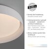 Lichten Direct OSKO Plafondlamp LED Wit, 1-licht, Afstandsbediening