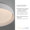 Lichten Direct OSKO Plafondlamp LED Wit, 1-licht, Afstandsbediening