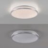 Lichten Direct KYLE Plafondlamp LED Zilver, 1-licht