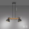 Lichten Direct 2.0 Hanglamp LED Bruin, Zwart, 2-lichts