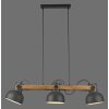 Lichten Direct 2.0 Hanglamp LED Bruin, Zwart, 3-lichts