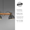 Lichten Direct 2.0 Hanglamp LED Bruin, Zwart, 3-lichts