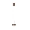 Paul Neuhaus Verlichting Q-Rotate Hanglamp LED Bruin, 1-licht, Afstandsbediening