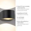 Paul Neuhaus Verlichting Carla Wandlamp LED Antraciet, 2-lichts