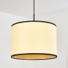 Chellas Hanglamp, Hanglamp Natuurlijke kleuren, Zwart, 1-licht