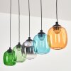 Lavel Hanglamp, Hanglamp LED Blauw, Groen, Duidelijk, Oranje, Rookkleurig, 1-licht