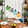 Lavel Hanglamp, Hanglamp LED Blauw, Groen, Duidelijk, Oranje, Rookkleurig, 1-licht