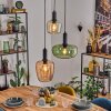 Imara Hanglamp, Hanglamp Amber, Groen, Rose, 3-lichts