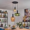 Imara Hanglamp, Hanglamp Amber, Groen, Rose, 3-lichts