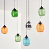 Moyrourkan Hanglamp, Hanglamp, Cluster hanglamp LED Blauw, Groen, Duidelijk, Oranje, Rookkleurig, 1-licht