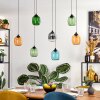 Moyrourkan Hanglamp, Hanglamp, Cluster hanglamp LED Blauw, Groen, Duidelijk, Oranje, Rookkleurig, 1-licht