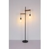 Globo VISSO Staande lamp Bruin, Zwart, 2-lichts