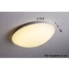 Globo KIRSTEN Plafondlamp LED Wit, 16-lichts