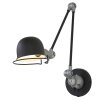 Steinhauer Darvin Muurlamp Grijs, Zwart, 1-licht