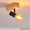 Barbengo Plafondlamp Hout licht, Zwart, 1-licht