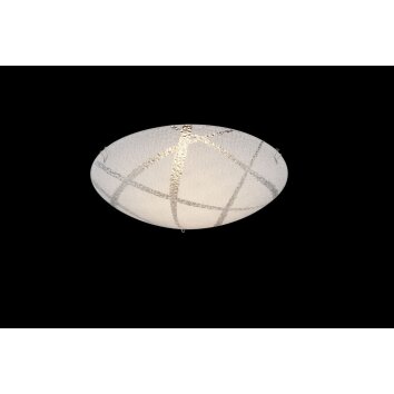 Globo FERDI Plafondlamp LED Chroom, 1-licht