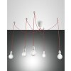 Fabas Luce Blog Hanglampen Red, Wit, 5-lichts