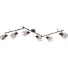 Globo Akin Plafond straler Bruin, 6-lichts