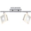 Globo GEROLF Plafond straler LED Chroom, 2-lichts