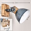 Orny Muurlamp Hout licht, 1-licht