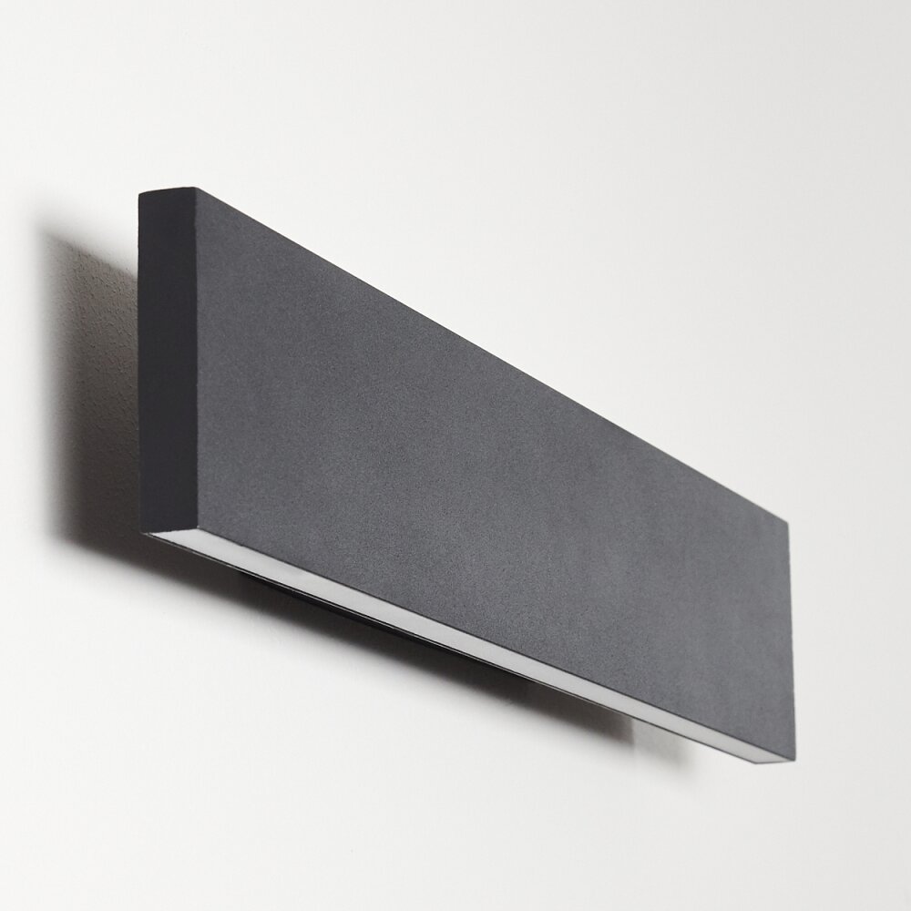 Obion Wandlamp LED Zwart, 2-lichts